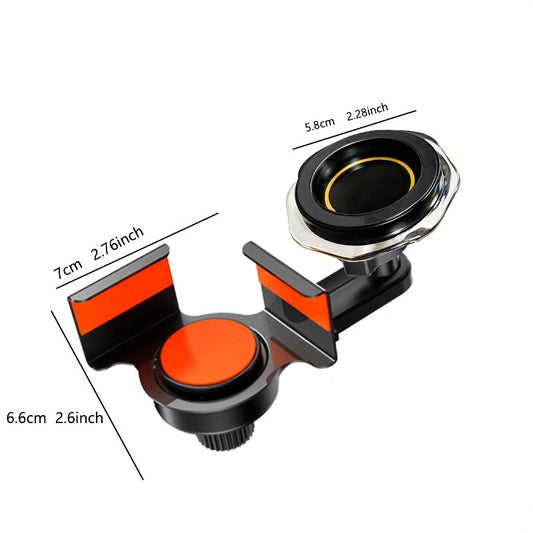 Adjustable Magnetic Phone Holder for Tesla Model 3 Y Car Mount, Designed for Highland Installation, Featuring a Screen Side Phone Support Frame.