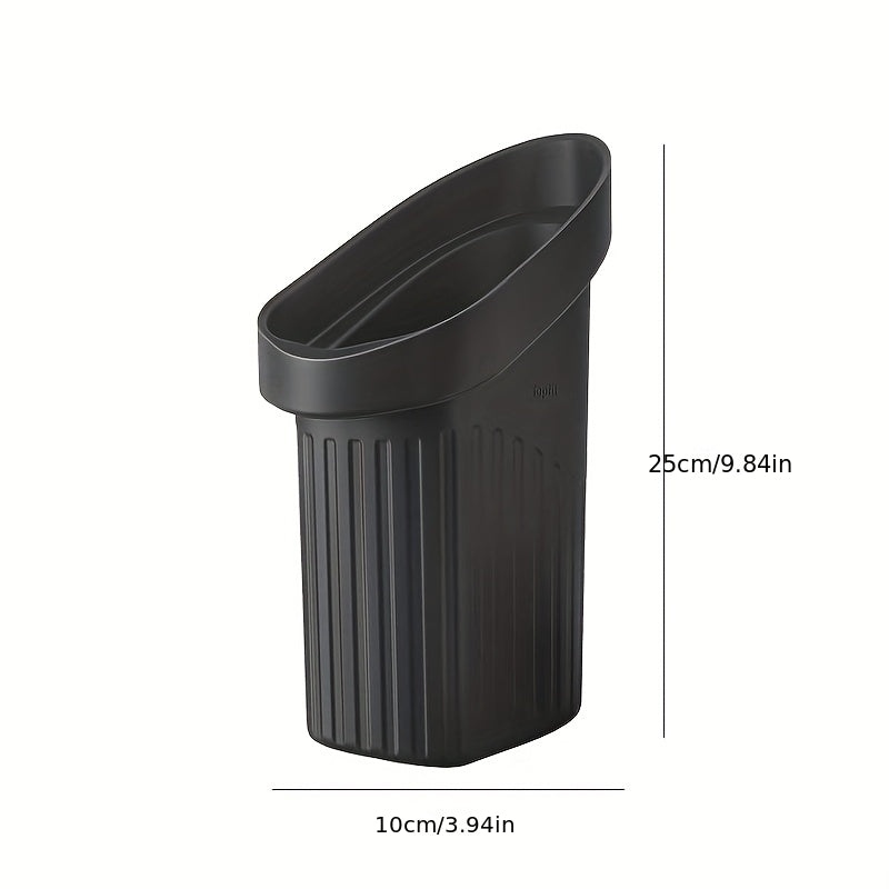 for Tesla Model 3\Y2024-2025 Door Trash Can - High Quality Car Trash Bin with One-Touch Operation, Lid & Opening, for Tesla Model 3\u002FY Interior Storage Organizer, Space-Saving Design, Easy Installation (No Drilling Required)