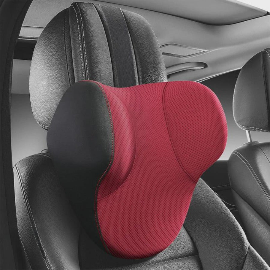 Suitable for Tesla Model 3\Y\S\X Car Lumbar Support Headrest Neck Pillow Breathable Comfort Summer Car Headrest
