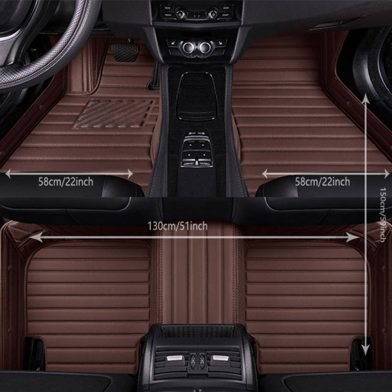 For 2024 for TESLA Model Y Fully Enclosed Special Car Floor Mat | Faux pu leather, Left Drive Compatible