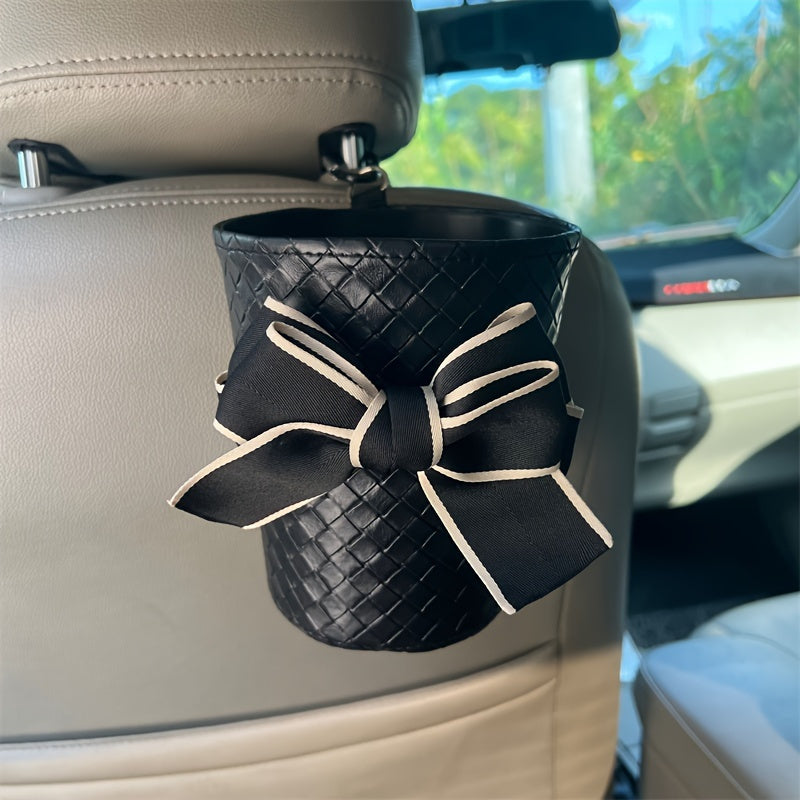 1pc Multifunctional Car Organizer | Trash Can and Umbrella Holder, Seat Back Storage Box, Suitable for Vehicle Accessories