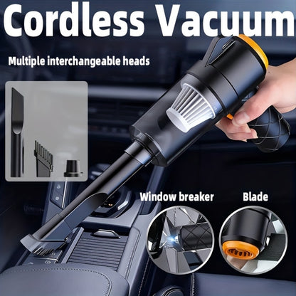 Handheld Cordless Vacuum Cleaner, Car Vacuum Cleaner, Portable, Suitable for Home and Car Use, Powerful Cordless Vacuum Cleaner, Mini Handheld Vacuum Cleaner, Car Care, Quick Home Cleaning, Rechargeable Vacuum Cleaner, Portable Vacuum Cleaner