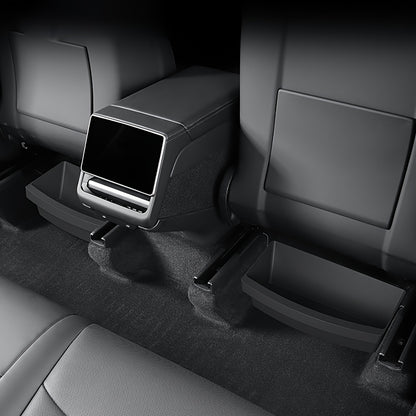 Suitable for Tesla NEW MODEL Y LAUNCH (JUNIPER) 2025 Front Seat Storage Box Drawer, TPE Material