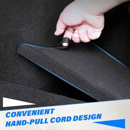 2pcs Trunk Storage Bins for 2025-2026 for TESLA Model Y | Juniper 5-Seater Large-Capacity Rear Side Storage Boxes with Carpeted Lid for Model Y Interior Accessories