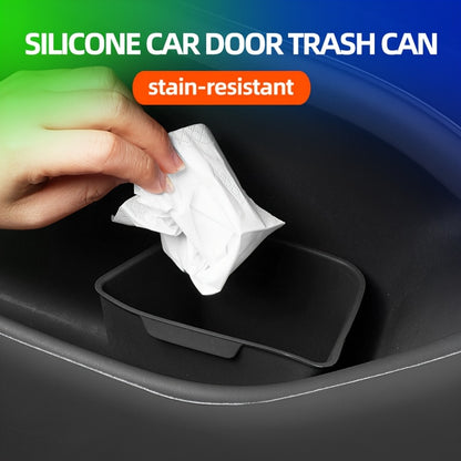 2025 Upgrade Silicone Car Door Trash Can | Multi-Functional Holder for Umbrella\Keys\Tissues, Universally Applicable