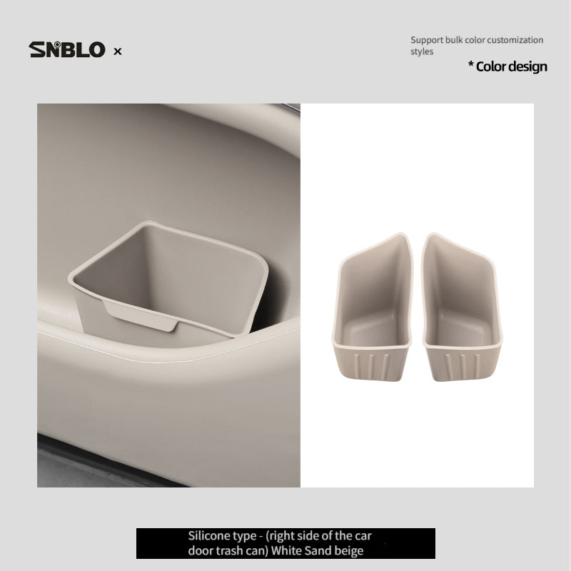 2025 Upgrade Silicone Car Door Trash Can | Multi-Functional Holder for Umbrella\Keys\Tissues, Universally Applicable