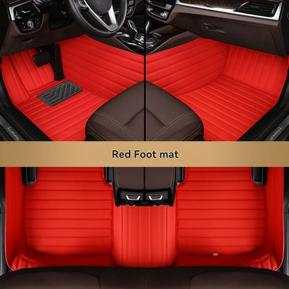 For 2024 for TESLA Model Y Fully Enclosed Special Car Floor Mat | Faux pu leather, Left Drive Compatible