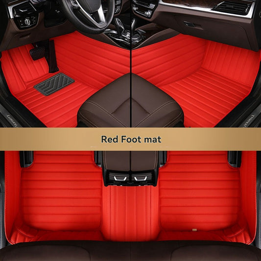 For 2024 for TESLA Model Y Fully Enclosed Special Car Floor Mat | Faux pu leather, Left Drive Compatible