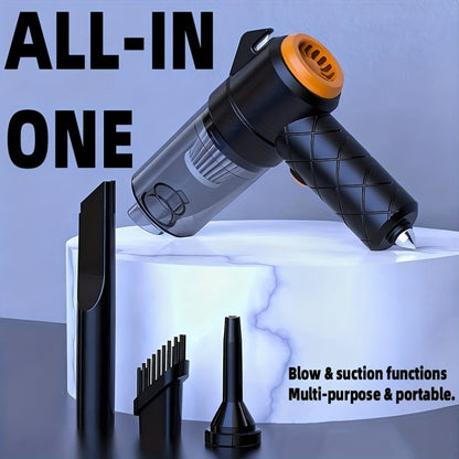 Handheld Cordless Vacuum Cleaner, Car Vacuum Cleaner, Portable, Suitable for Home and Car Use, Powerful Cordless Vacuum Cleaner, Mini Handheld Vacuum Cleaner, Car Care, Quick Home Cleaning, Rechargeable Vacuum Cleaner, Portable Vacuum Cleaner