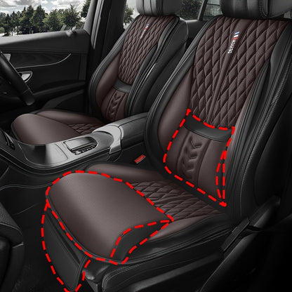 Car Seat Cushion: Lumbar & Leg Support | High-Density Foam, Soft as Cloud, Breathable, Universally Applicable, All-Season Driver Must-Have