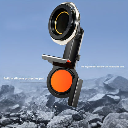 Adjustable Magnetic Phone Holder for Tesla Model 3 Y Car Mount, Designed for Highland Installation, Featuring a Screen Side Phone Support Frame.