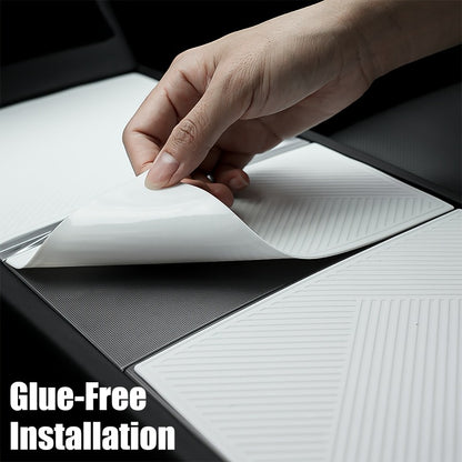 Silicone Protective Pad for Tesla Model 3/Y Center Panel- Non-Slip and Wear-Resistant, Protects the Center Control Panel and Increases Aesthetics