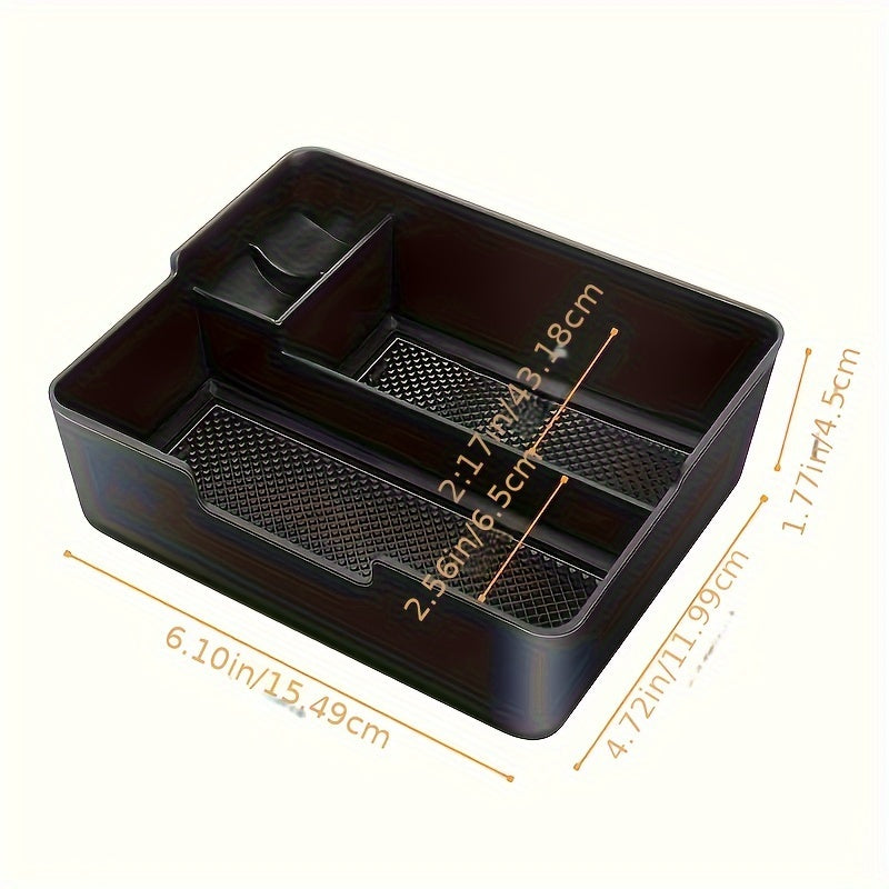 Suitable for Tesla Model 3 2017-2020 Car Centre Armrest Box Storage Box Stow Away And Organize Glove Box Car Accessories Anti-Slip Car Storage Box