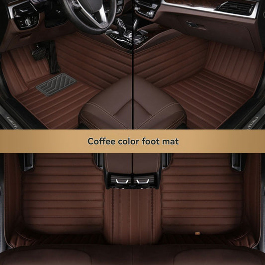 For 2024 for TESLA Model Y Fully Enclosed Special Car Floor Mat | Faux pu leather, Left Drive Compatible