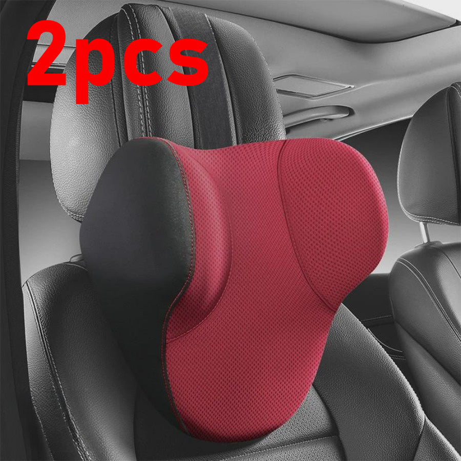Suitable for Tesla Model 3\Y\S\X Car Lumbar Support Headrest Neck Pillow Breathable Comfort Summer Car Headrest