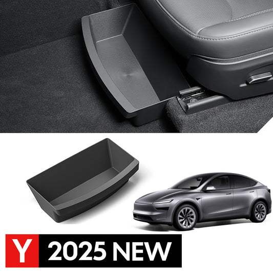 Suitable for Tesla NEW MODEL Y LAUNCH (JUNIPER) 2025 Front Seat Storage Box Drawer, TPE Material