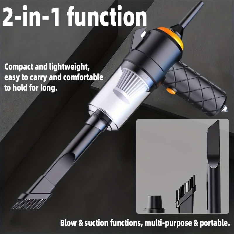 Handheld Cordless Vacuum Cleaner, Car Vacuum Cleaner, Portable, Suitable for Home and Car Use, Powerful Cordless Vacuum Cleaner, Mini Handheld Vacuum Cleaner, Car Care, Quick Home Cleaning, Rechargeable Vacuum Cleaner, Portable Vacuum Cleaner