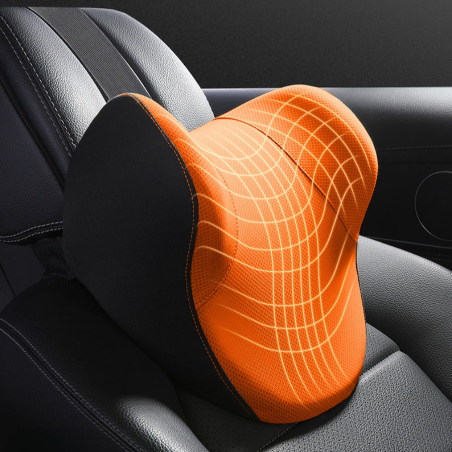 Suitable for Tesla Model 3\Y\S\X Car Lumbar Support Headrest Neck Pillow Breathable Comfort Summer Car Headrest
