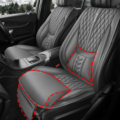 Car Seat Cushion: Lumbar & Leg Support | High-Density Foam, Soft as Cloud, Breathable, Universally Applicable, All-Season Driver Must-Have