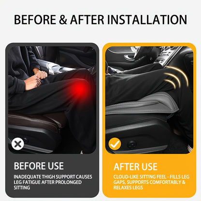 Car Seat Cushion: Lumbar & Leg Support | High-Density Foam, Soft as Cloud, Breathable, Universally Applicable, All-Season Driver Must-Have