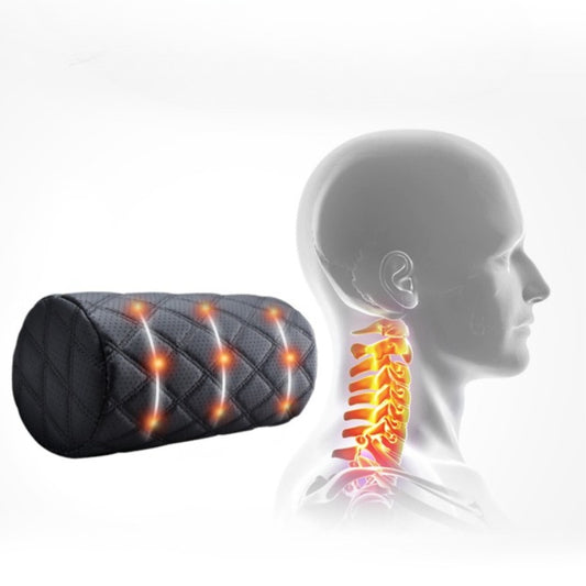 1pc Cervical Support Neck & Lumbar Pillow for driving - Car with C-Support for Whiplash, for Tesla Model 3 for Mercedes W204, for Toyota Corolla, for VW Passat, for BMW G30, for Dodge 1500