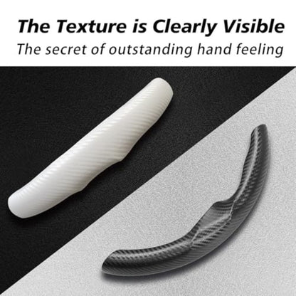 for Tesla 2017-2023 Model 3 and 2020-2024 for Model Y Steering Wheel Cover Trim Interior Decoration Protection Accessories M3\My-Black 5pcs