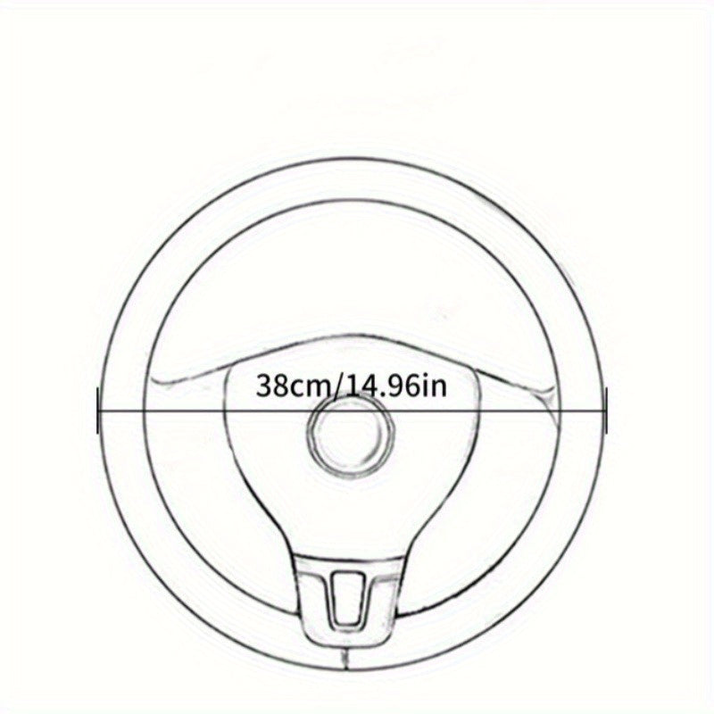 Universal Steering Wheel Cover, Suitable for Tesla Model S, Model X and Other Popular Models