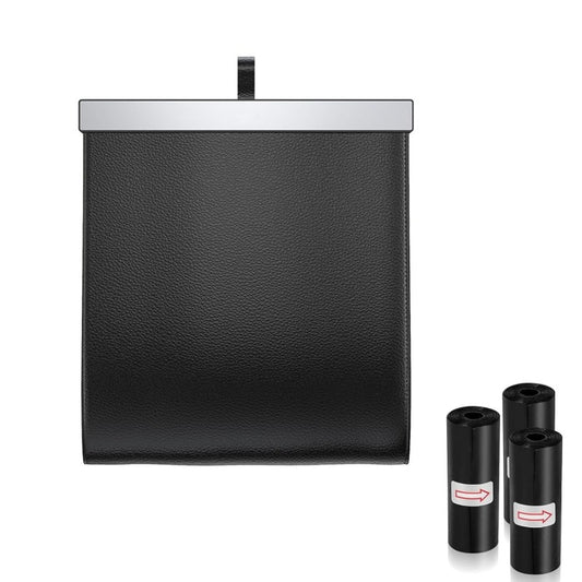 for Model 3\Y Compatible Slim ic Car Trash Can - Hanging Back Seat Organizer with -Kick Design, Multi-Functional Storage Bag & High Quality Disposal System ( Fit for, -Friendly) - ic for Switch Lock