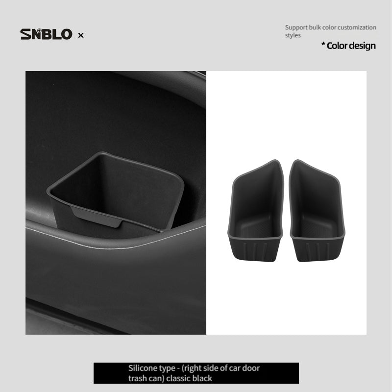 2025 Upgrade Silicone Car Door Trash Can | Multi-Functional Holder for Umbrella\Keys\Tissues, Universally Applicable