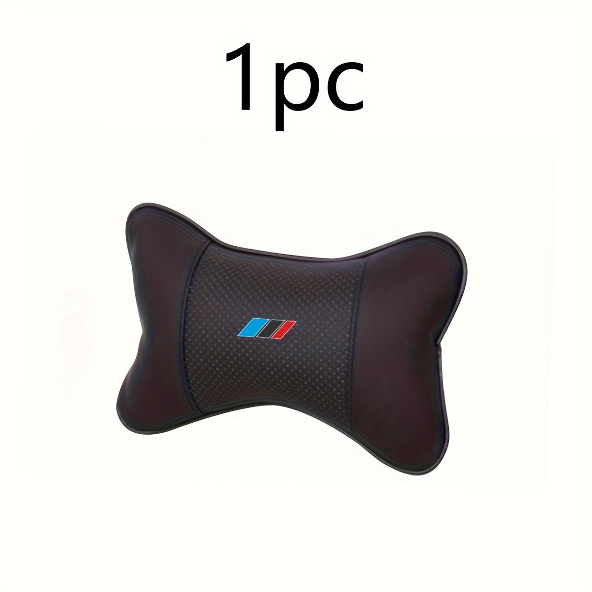Blue, black and red sports style car upgraded seat headrest for car, PU Leather punched black and red, pillow neck support breathable and comfortable to relax, office seat support, suitable for most models.
