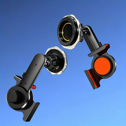 Adjustable Magnetic Phone Holder for Tesla Model 3 Y Car Mount, Designed for Highland Installation, Featuring a Screen Side Phone Support Frame.