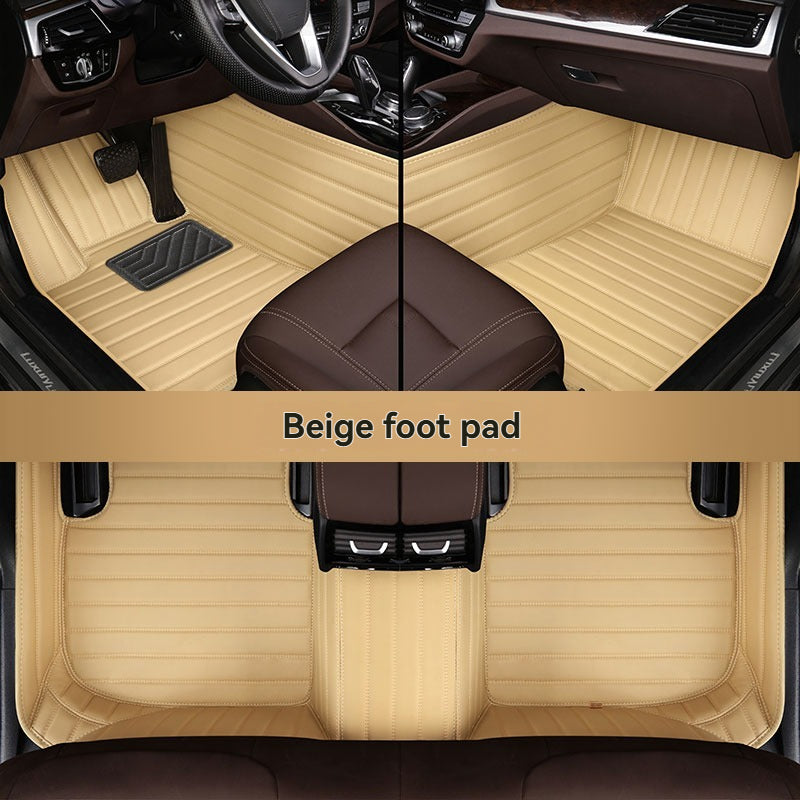 For 2024 for TESLA Model Y Fully Enclosed Special Car Floor Mat | Faux pu leather, Left Drive Compatible