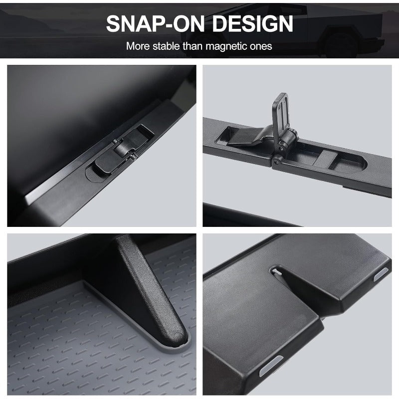 Center Console Organizer Under Screen Storage Box for 2024 for Tesla Cybertruck Accessories Dashboard Hidden Tray for Cybertruck A, Vehicle Organization, Hidden Compartment, Sleek Design, Customfit Accessory, Precision Fit, Car Console Insert, Tesla