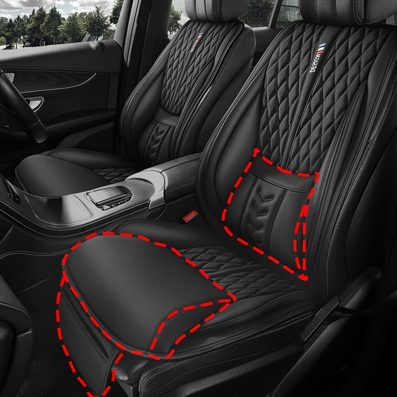 Car Seat Cushion: Lumbar & Leg Support | High-Density Foam, Soft as Cloud, Breathable, Universally Applicable, All-Season Driver Must-Have