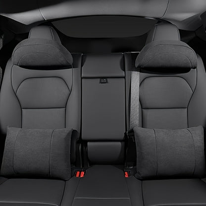 Car Accessories Suitable for Tesla Headrest Cushions, Seat Covers, Measuring 35*13, Car Headrests, Car Neck Pillows, Focus Logo Headrests, Car Seat Pillows, Car Seat Neck Pillows, Car Neck Supports, Car Seat Accessories, Car Seat Headrests