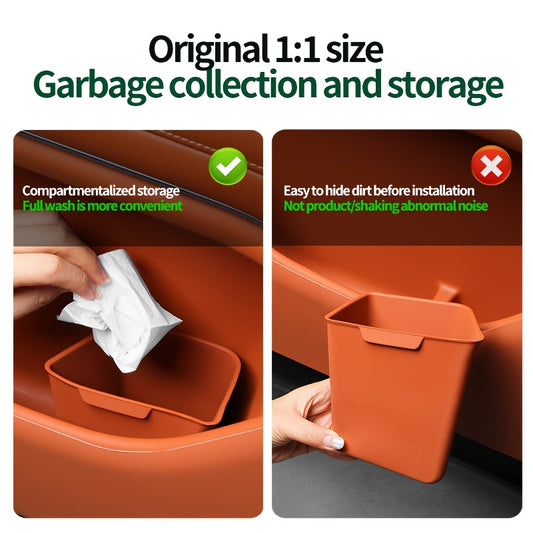2025 Upgrade Silicone Car Door Trash Can | Multi-Functional Holder for Umbrella\Keys\Tissues, Universally Applicable
