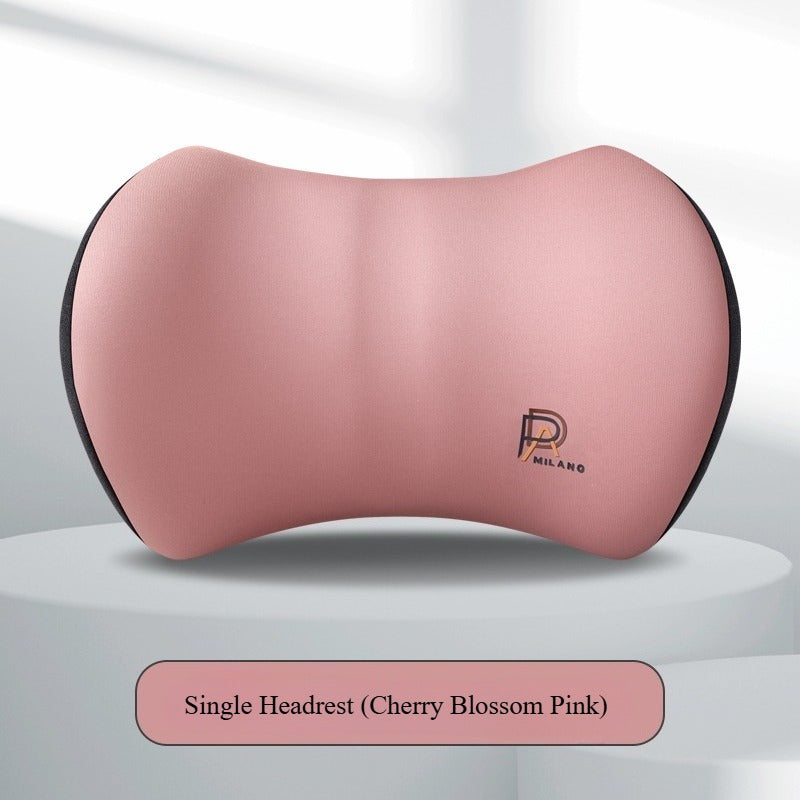 Mini Car Headrest and Lumbar Support in Macaron Colors - Ultra-Comfortable Seat Neck Pillow Cushion, Car Headrest Pillow, Travel Comfort, Compact Design, Soft Cushioning, Cozy Padding, Plush Material, Longdistance Drivers, Road Trip Essentials