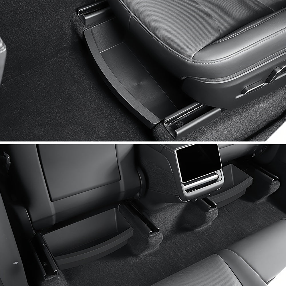 Suitable for Tesla NEW MODEL Y LAUNCH (JUNIPER) 2025 Front Seat Storage Box Drawer, TPE Material