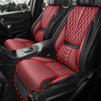 Car Seat Cushion: Lumbar & Leg Support | High-Density Foam, Soft as Cloud, Breathable, Universally Applicable, All-Season Driver Must-Have