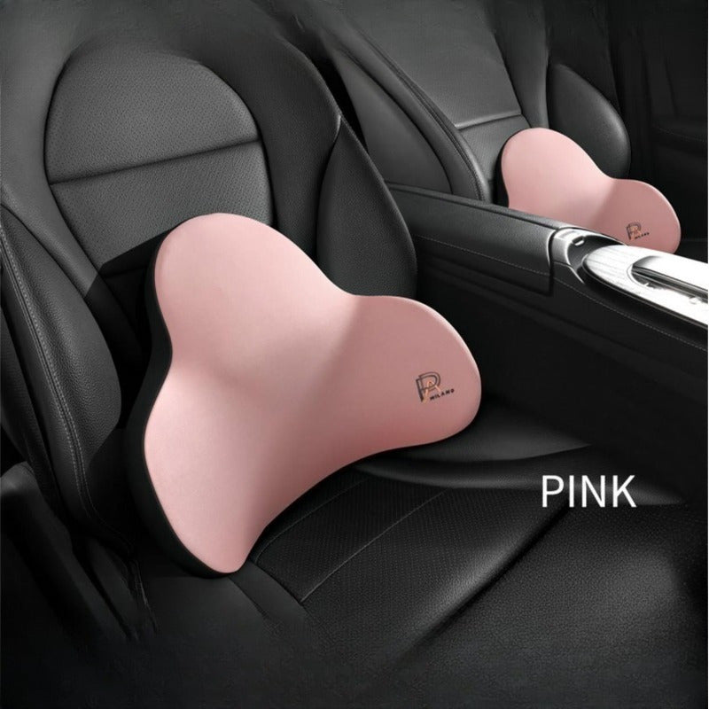Mini Car Headrest and Lumbar Support in Macaron Colors - Ultra-Comfortable Seat Neck Pillow Cushion, Car Headrest Pillow, Travel Comfort, Compact Design, Soft Cushioning, Cozy Padding, Plush Material, Longdistance Drivers, Road Trip Essentials