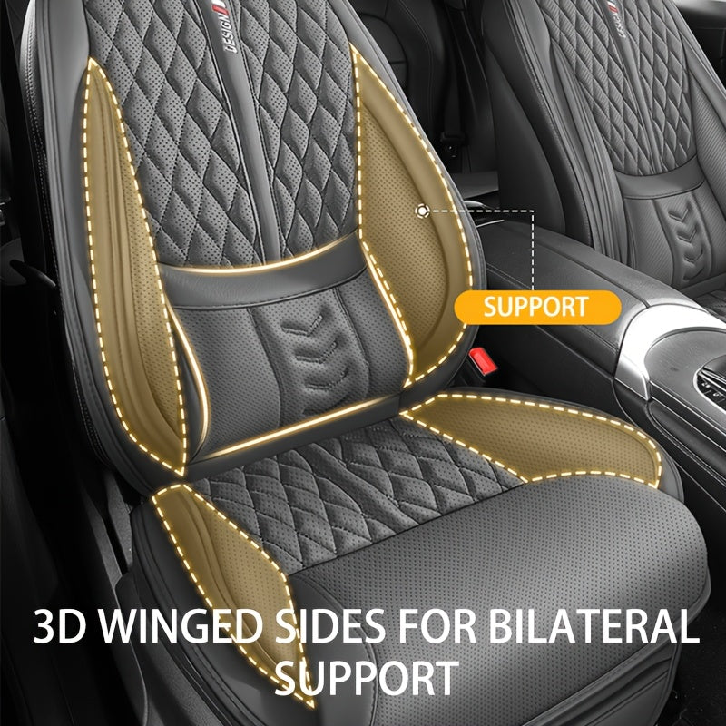 Car Seat Cushion: Lumbar & Leg Support | High-Density Foam, Soft as Cloud, Breathable, Universally Applicable, All-Season Driver Must-Have