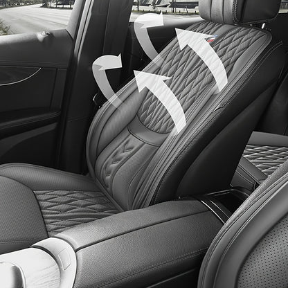 Car Seat Cushion: Lumbar & Leg Support | High-Density Foam, Soft as Cloud, Breathable, Universally Applicable, All-Season Driver Must-Have